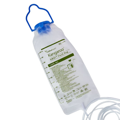 Enteral Feeding Pump Flush Bag Set Kangaroo OMNI™ ENtelliSet™ 1000 mL NonSterile | Cardinal E10FFR