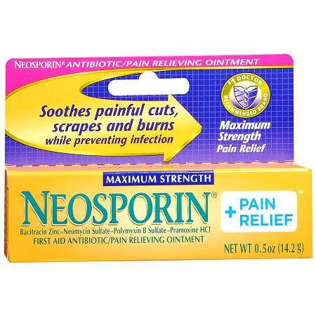 J & J Sales 501371205 Neosporin + Pain Relief Cream, 0.5 oz. Tube