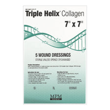 Collagen Dressing Triple Helix® 7 X 7 Inch Square Sterile