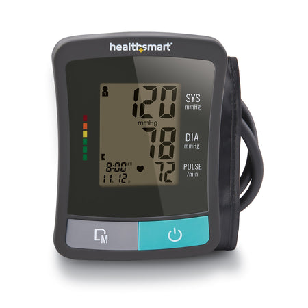 Mabis Healthcare 04-635-001 One-Tube Blood Pressure Monitor, Digital, Black Cuff