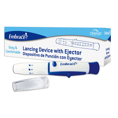 Omnis Health APX02AB0122 Embrace Lancing Device with Ejector