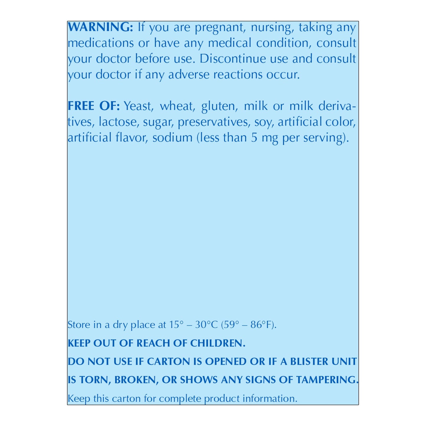 Major® 220-mg Zinc Sulfate Capsules