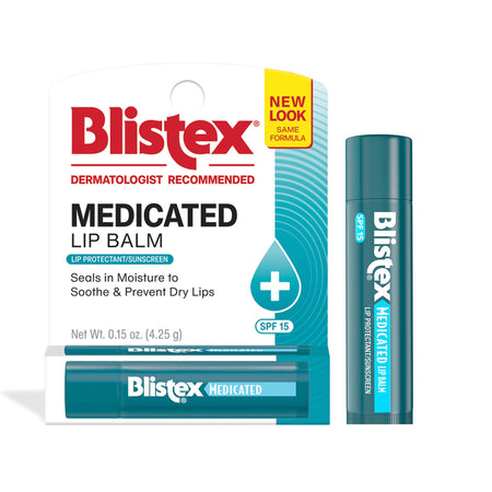 Lip Balm with Sunscreen Blistex® Medicated 0.15 oz. Tube