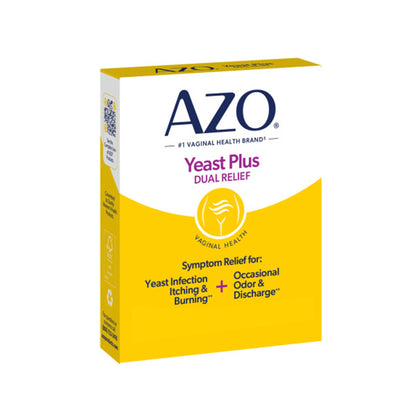 AZO® Yeast Plus Dual Relief for Yeast Infection Itching and Burning