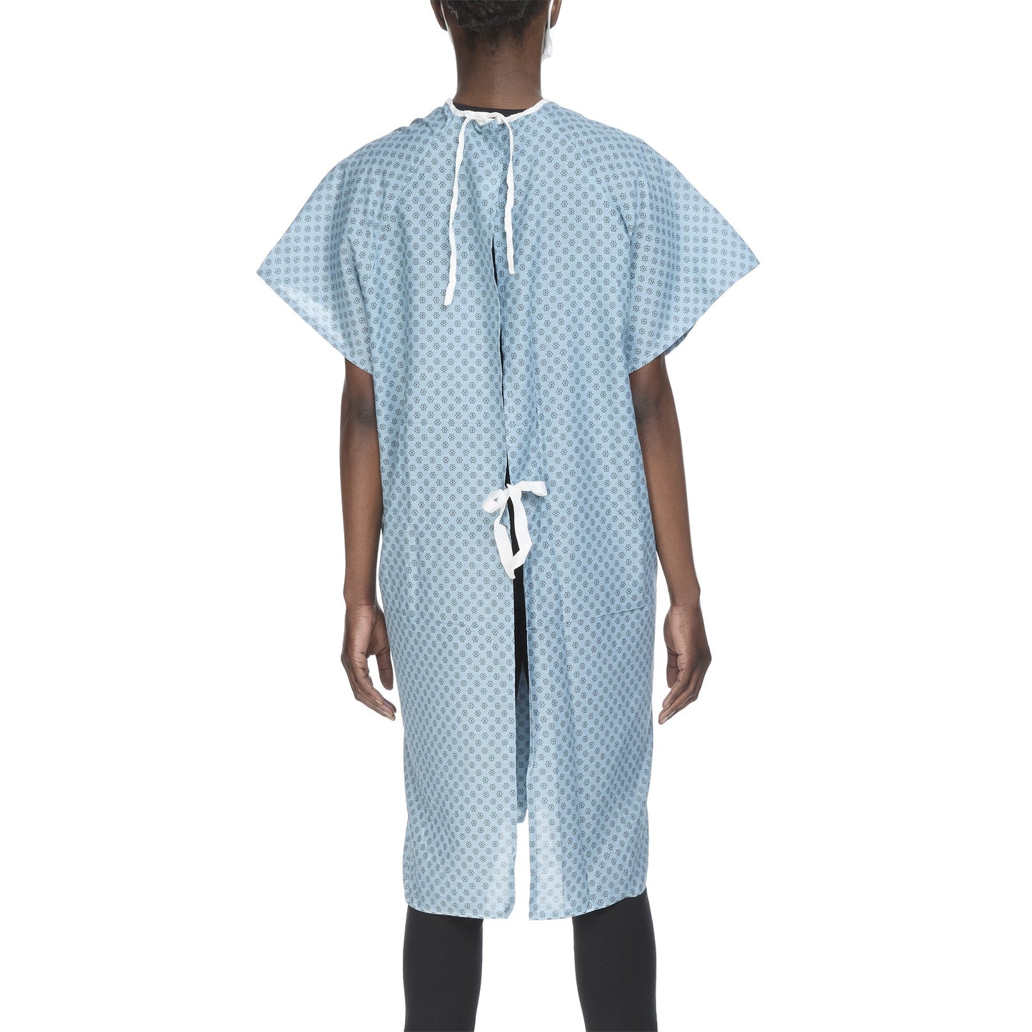 Reusable Patient Exam Gown, One Size Fits Most, Blue