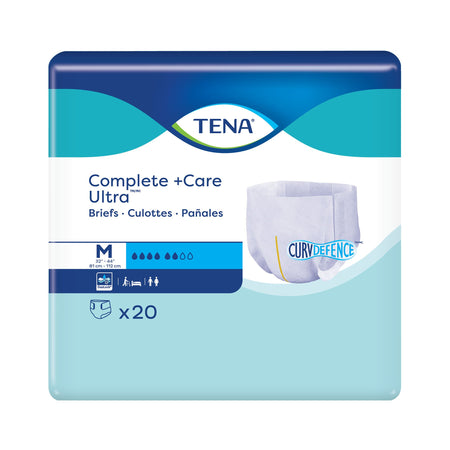 Essity 67450 TENA Complete +Care Ultra Briefs with CurvDefence, Medium
