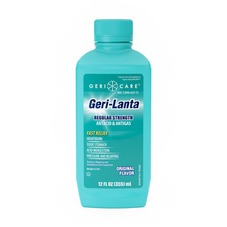 Geri-Care QMYL-12-GCP Geri-Lanta Antacid Liquid Relief for Gas and Heartburn