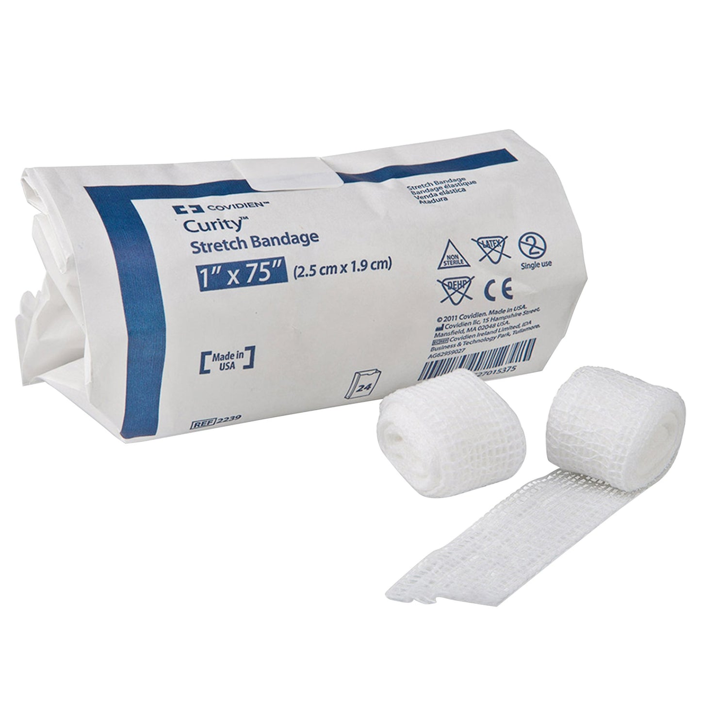 Curity™ Conforming Bandage, 1 x 75 Inch, 1-Ply
