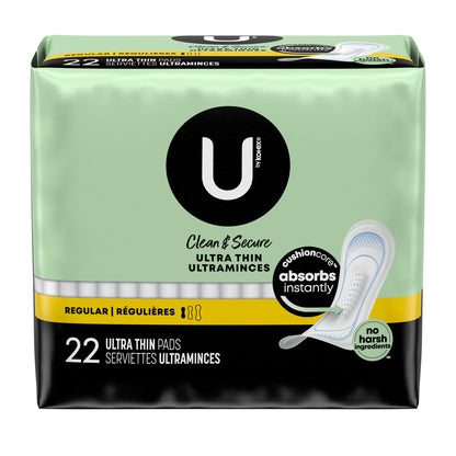 U by Kotex® Security® Ultra Thin Pad, Regular Absorbency
