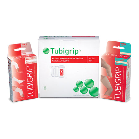 Molnlycke 1520 Tubigrip Pull On Elastic Tubular Support Bandage, 1 Meter, Size B