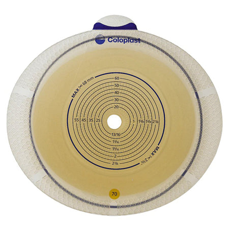 Coloplast 10102 SenSura Flex Flat Ostomy Barrier, Trim to fit 10 – 48 mm Stoma Opening