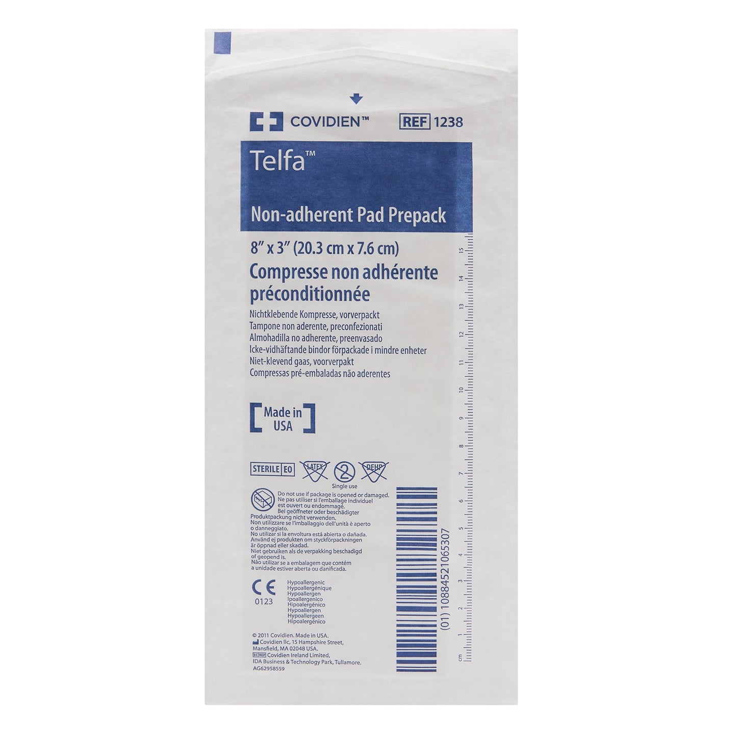Telfa™ Ouchless Nonadherent Dressing, 3 x 8 Inch