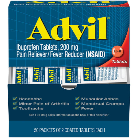 Glaxo Consumer Products 30573015489 Advil Ibuprofen Pain Relief Tablet