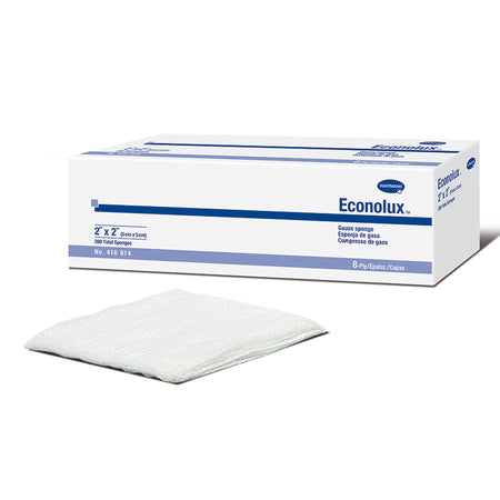 Hartmann 575852 Econolux Gauze Sponge, 2 x 2 Inch, 8-Ply