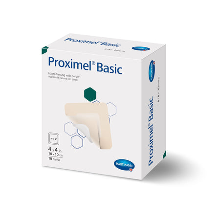 Hartmann 15713112 Foam Dressing Proximel Basic 4 X 4 Inch With Border Waterproof Film