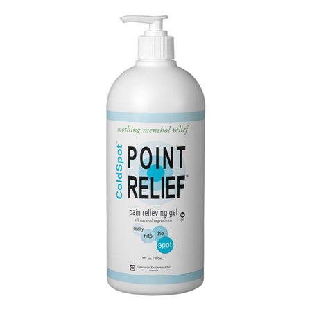 Fabrication Enterprises 11-0711-1 Point Relief ColdSpot Topical Pain 32-ounce pump bottle