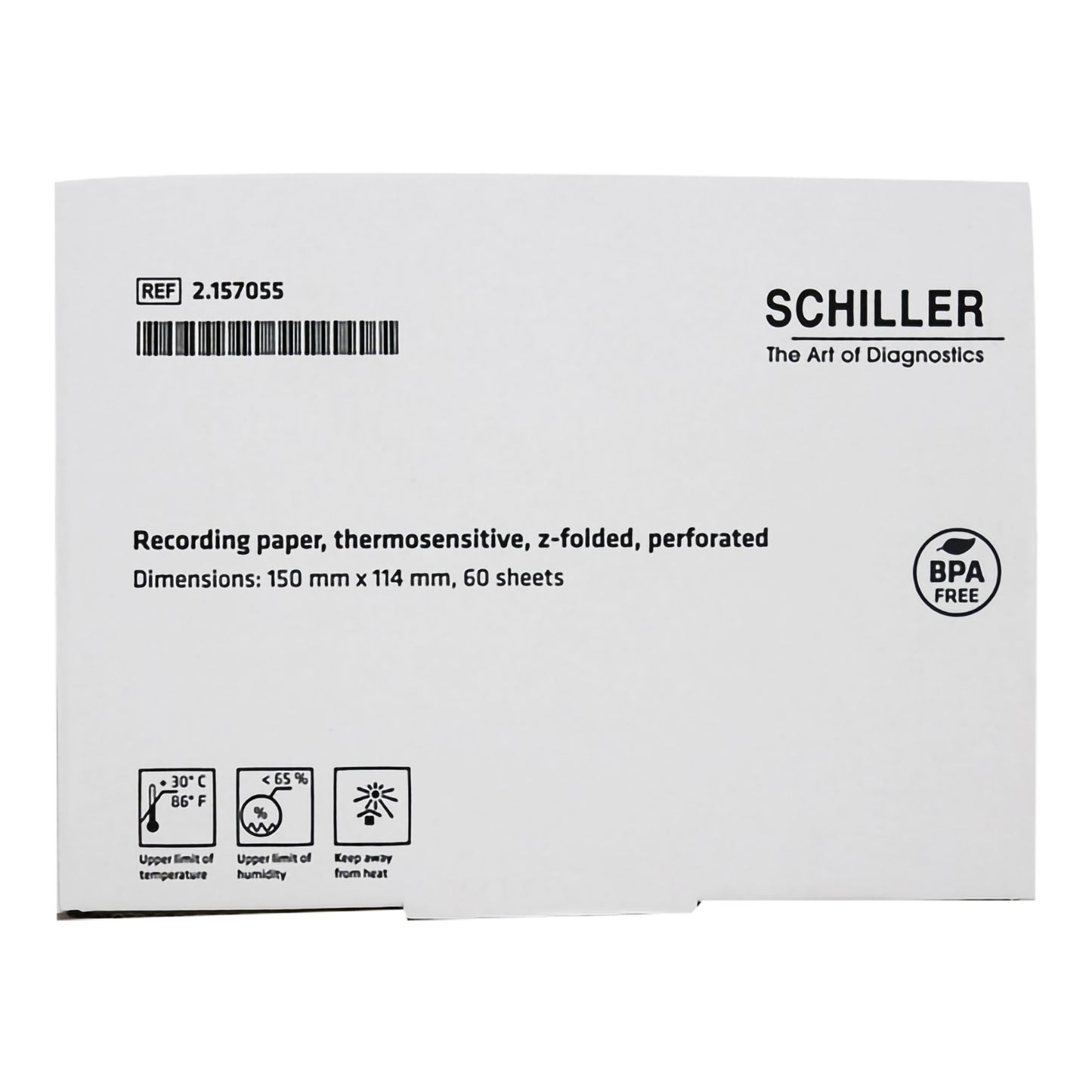 Recording Chart Paper Shiller Z-Fold Red Grid