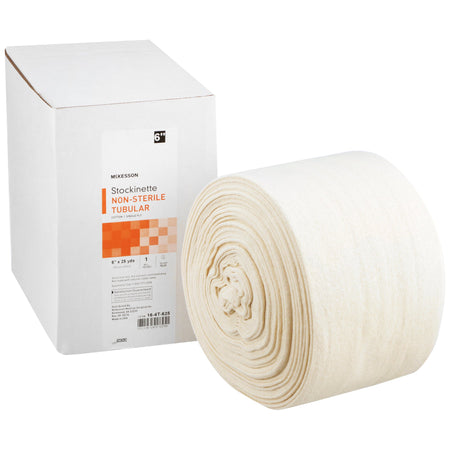 McKesson 16-4T-625 Beige Cotton Tubular Stockinette, 6 Inch x 25 Yard