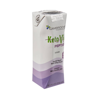 KetoVie™ Peptide 4:1 Ketogenic Medical Food, 8.5-ounce carton