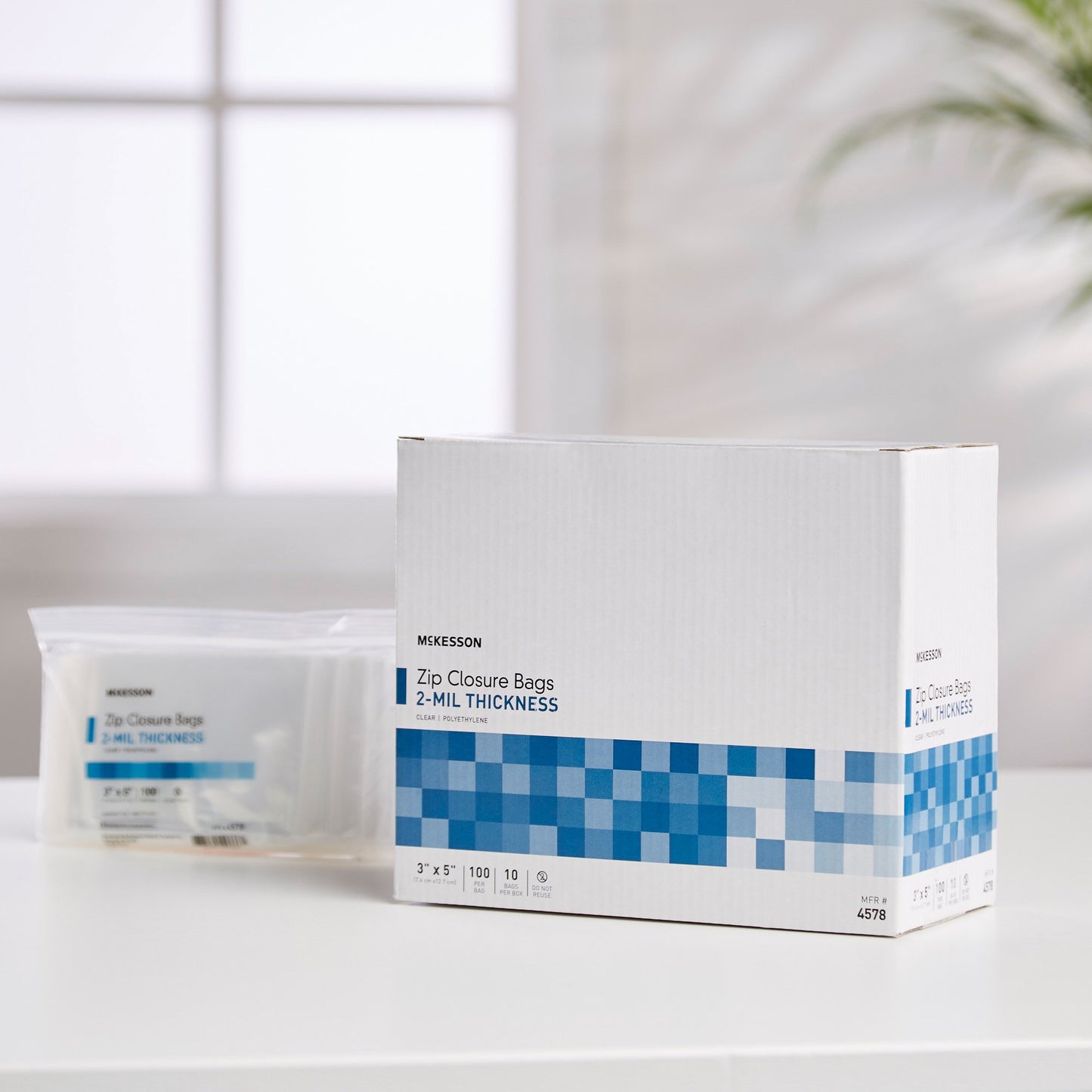 McKesson Zip Closure Bag, 3 x 5 in.