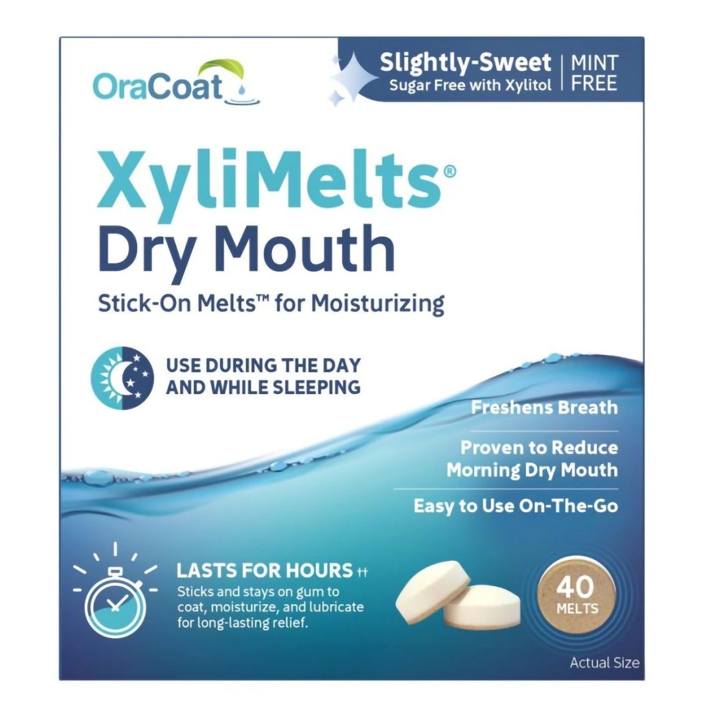 Mouth Moisturizer XyliMelts® 40 per Pack Melt