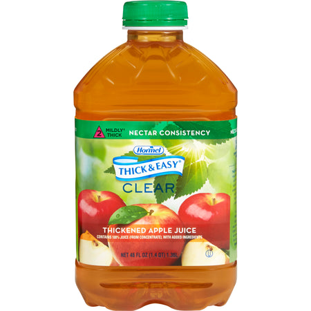 Lyons Magnus LLC 28876 Thick & Easy Nectar Consistency Apple Juice Thickened Beverage, 46-ounce bottle