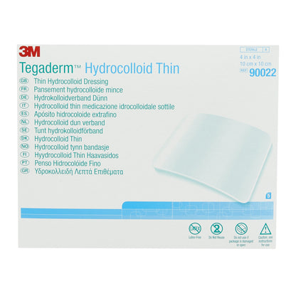 3M™ Tegaderm™ Thin Hydrocolloid Dressing, 4 x 4 Inch