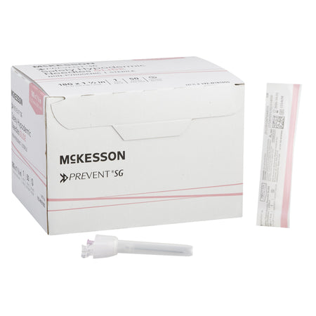 McKesson 306618 Prevent SG Safety Hypodermic Needle, 18 Gauge, 1-1/2 Inch