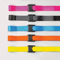 Gait Belt Posey® EZ Clean 81 Inch Length Blue Polyurethane Coated Webbing