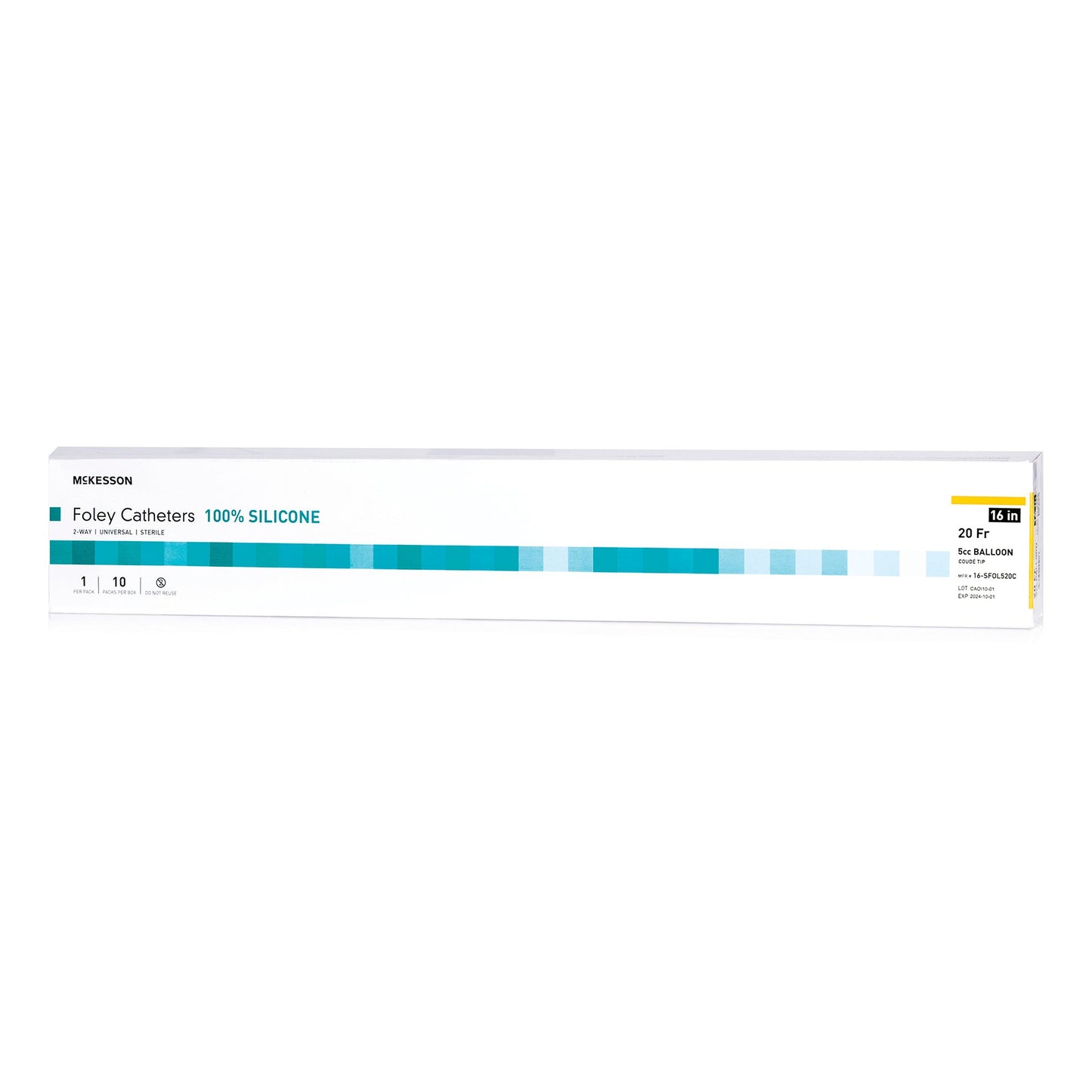 McKesson Silicone Foley Catheter, Coude Tip, 20 Fr.