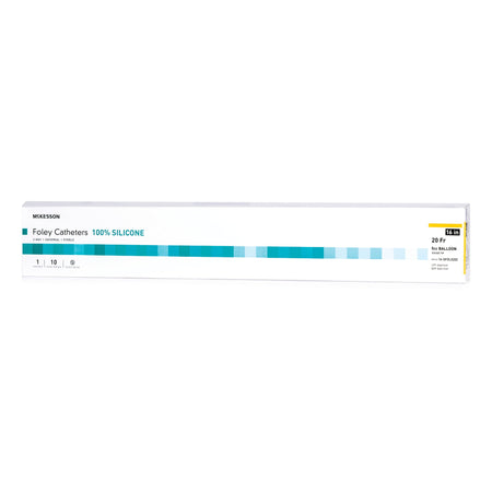 McKesson 16-SFOL520C Silicone Foley Catheter, Coude Tip, 20 Fr.