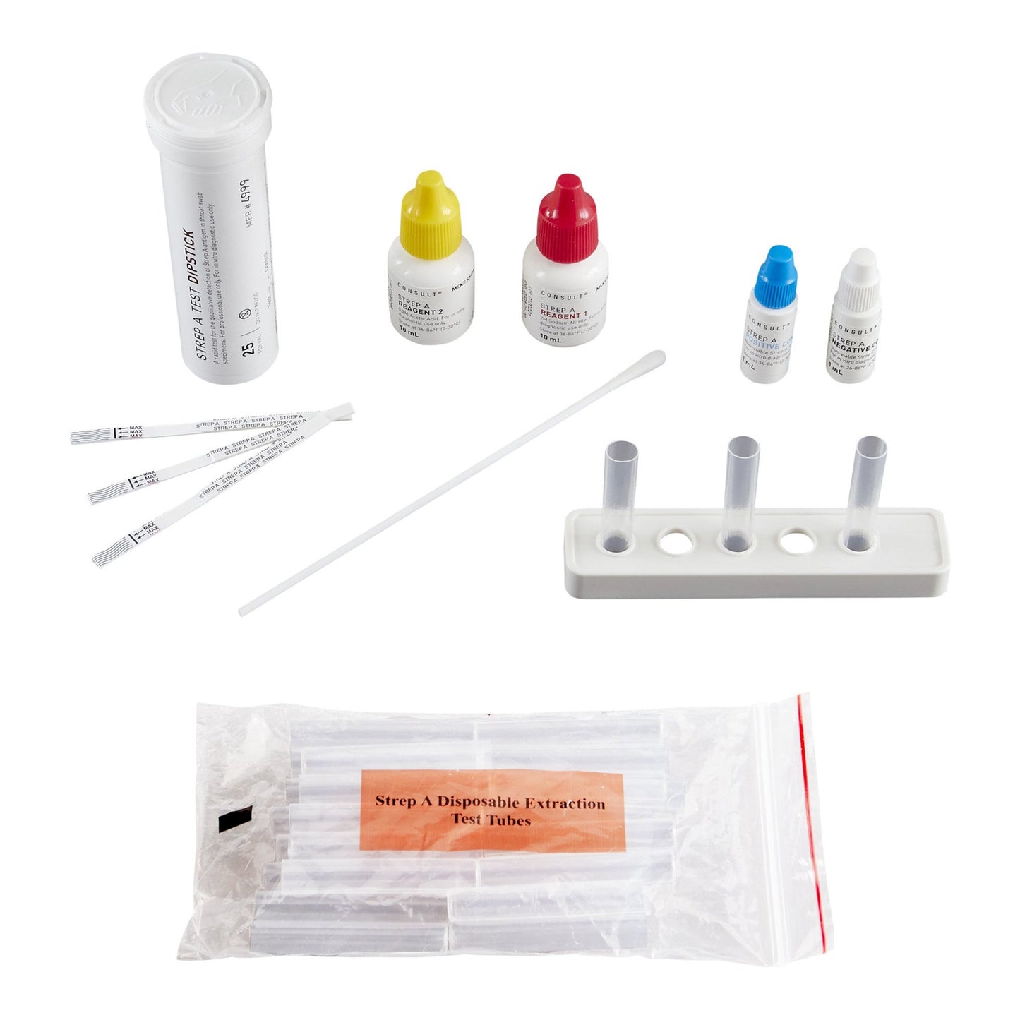 McKesson Consult™ 4999 Strep A Infectious Disease Immunoassay Respiratory Test Kit