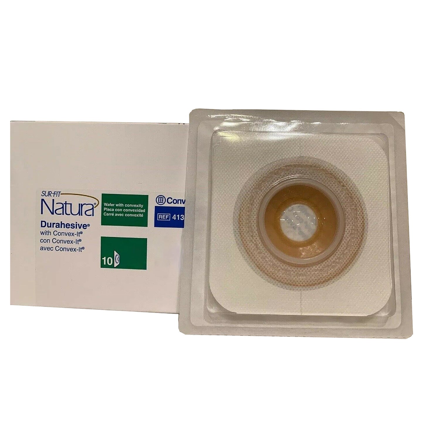 Sur-Fit Natura® Two-Piece Durahesive® Skin Barrier, 45 mm flange; 22 mm stomas