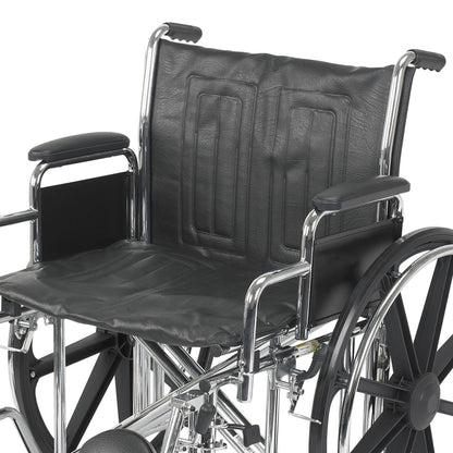 McKesson Bariatric Wheelchair, 22 Inch Seat Width