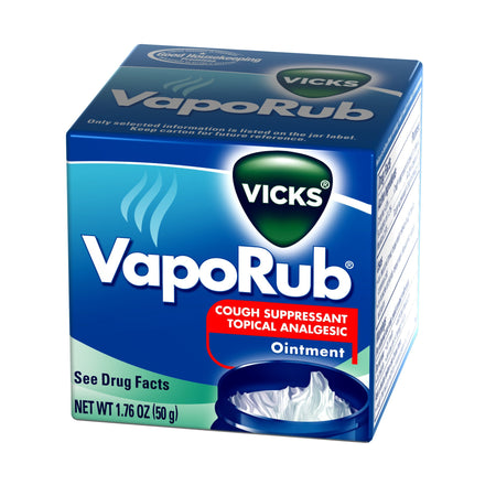 Procter & Gamble 32390001051 Vicks VapoRub Camphor / Menthol / Eucalyptus Oil Chest Rub, 1.76 oz.