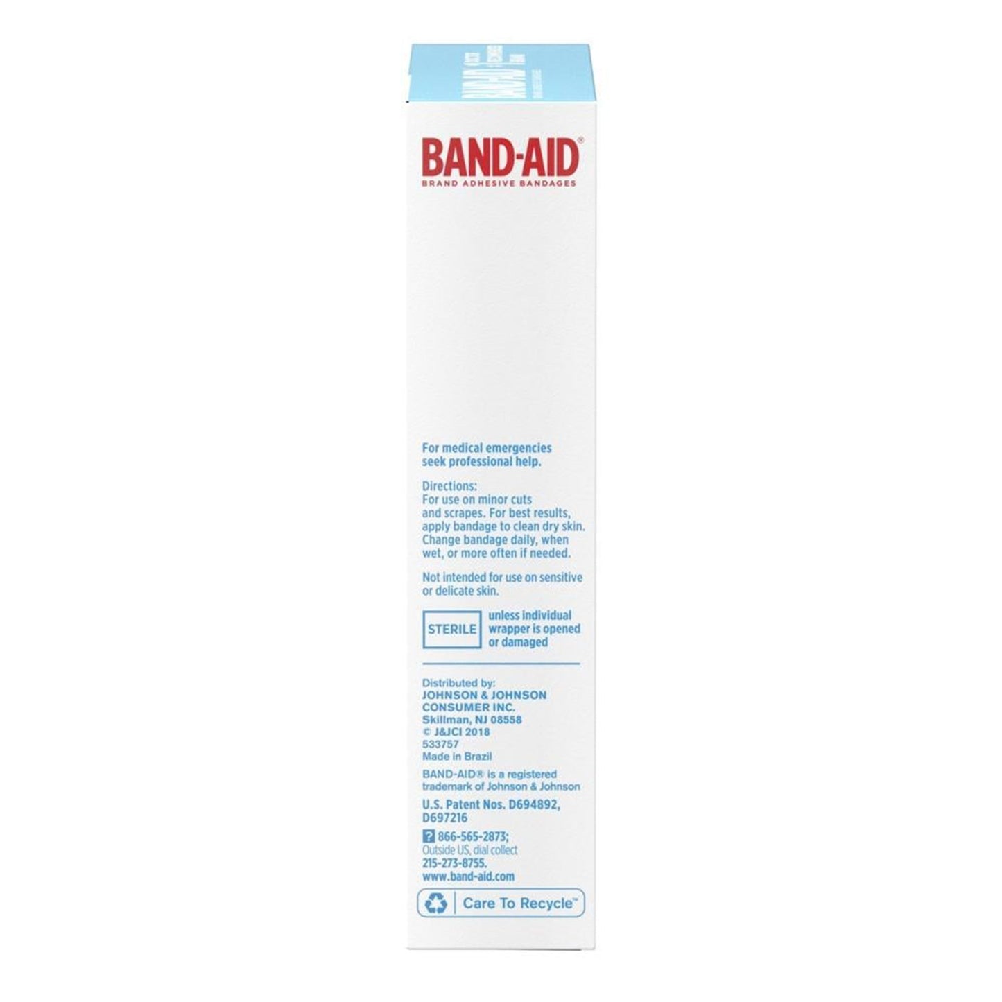 Waterproof Adhesive Strip Band-Aid® Water Block® Tough Strips™ XL Plastic Tan 1-3/4 X 4 Inch Sterile