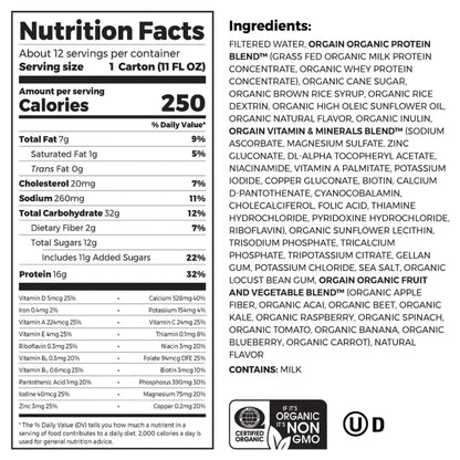 Orgain® Organic Nutrition™ Vanilla Nutritional Shake, 11-ounce carton