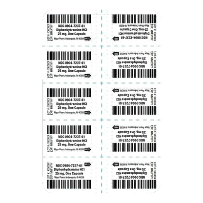 Major® Banophen Diphenhydramine Allergy Relief