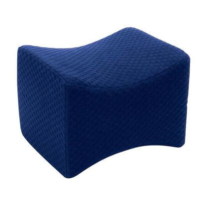Carex Knee Pillow , Memory Foam, 10.5 x 7.75 x 8 Inch, Dark Blue