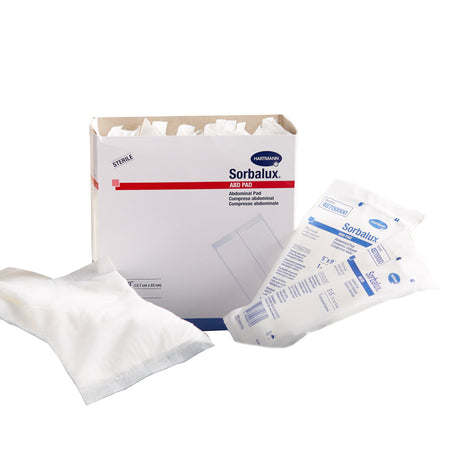 Hartmann 48700000 Sorbalux ABD Sterile Abdominal Pad, 5 x 9 Inch, 1-Ply