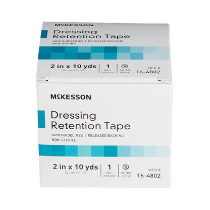 McKesson Nonwoven Fabric Dressing Retention Tape, 2 Inch x 10 Yard