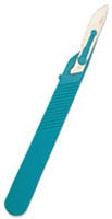 Exel Disposable Scalpel, Stainless Steel Blade, Plastic Classic Grip Handle Sterile, #10, 10/bx, EXE 29550