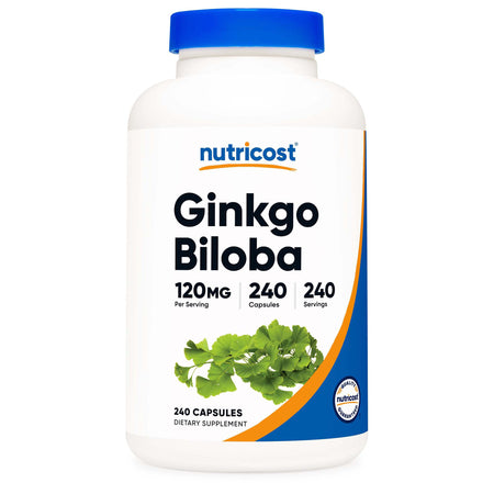 Nutricost NTC016101 120 mg Ginkgo Biloba Capsules