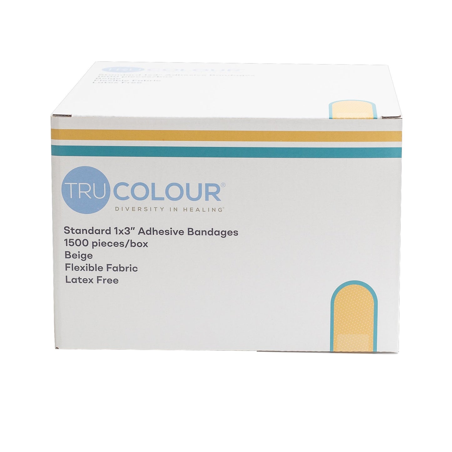 TruColour® Beige Adhesive Strip, 1 x 3 Inch