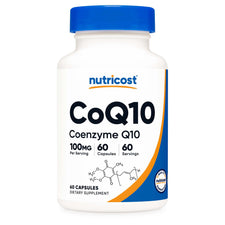 Dietary Supplement nutricost® COQ10 100 mg Strength Capsule 60 Per Bottle
