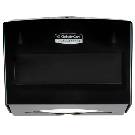 Paper Towel Dispenser K-C PROFESSIONAL SCOTTFOLD Smoke Plastic Manual Pull Wall Mount