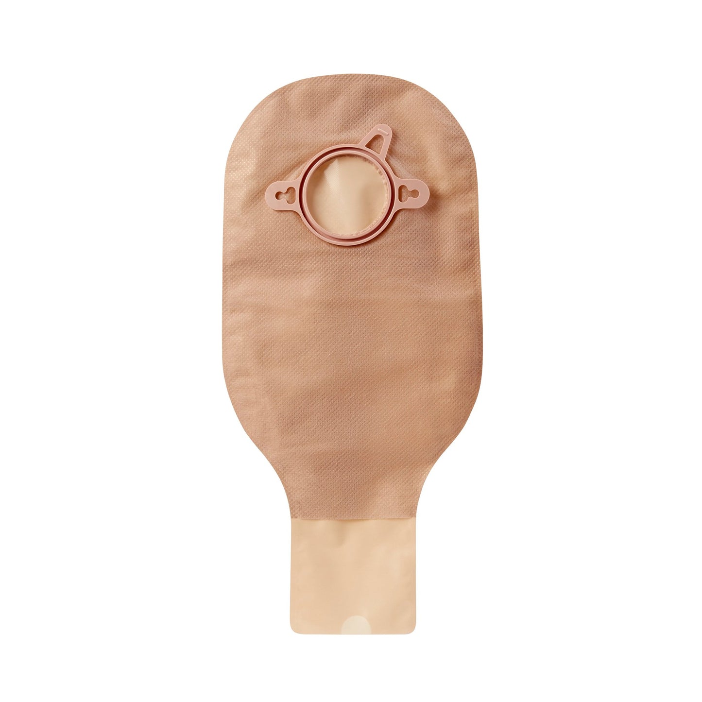 New Image™ 18122 Beige Colostomy Pouch, Pre-cut to Fit 44 mm Stomas, Green Match