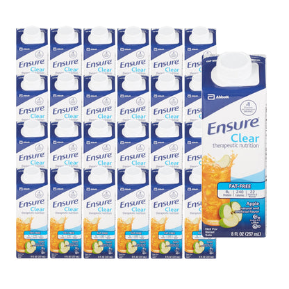 Ensure® Clear Therapeutic Nutrition, Apple, 8-ounce carton | Abbott 64903