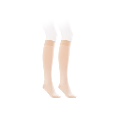 BSN Medical 115213 Jobst Knee-High Compression Closed Toe Stockings, Medium, Natural