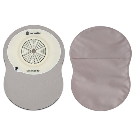 ConvaTec 423678 Ostomy Pouch Esteem Body One-Piece System 9 Inch Length Convex
